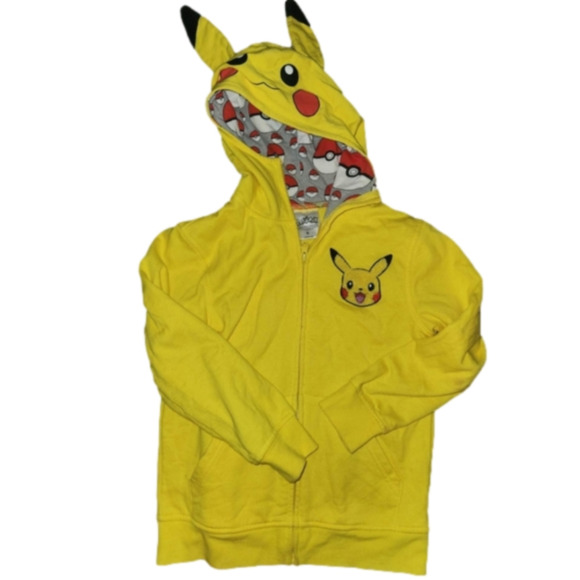 Pokemon Jackets & Coats Pokemon Jacket Pikachu Yellow Hoodie Jacket